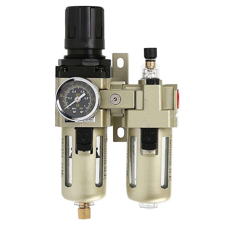 AC3010-02 G1/4 Oil and Water Separator Filters Air Compressor Regulating Valve Two Air Filters