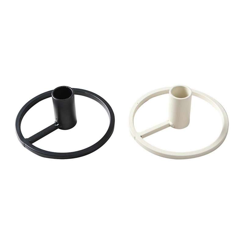A-Candle Holders, Retro Candlesticks, Metal Geometric Vintage Candle Sticks Holder for Tables Centre