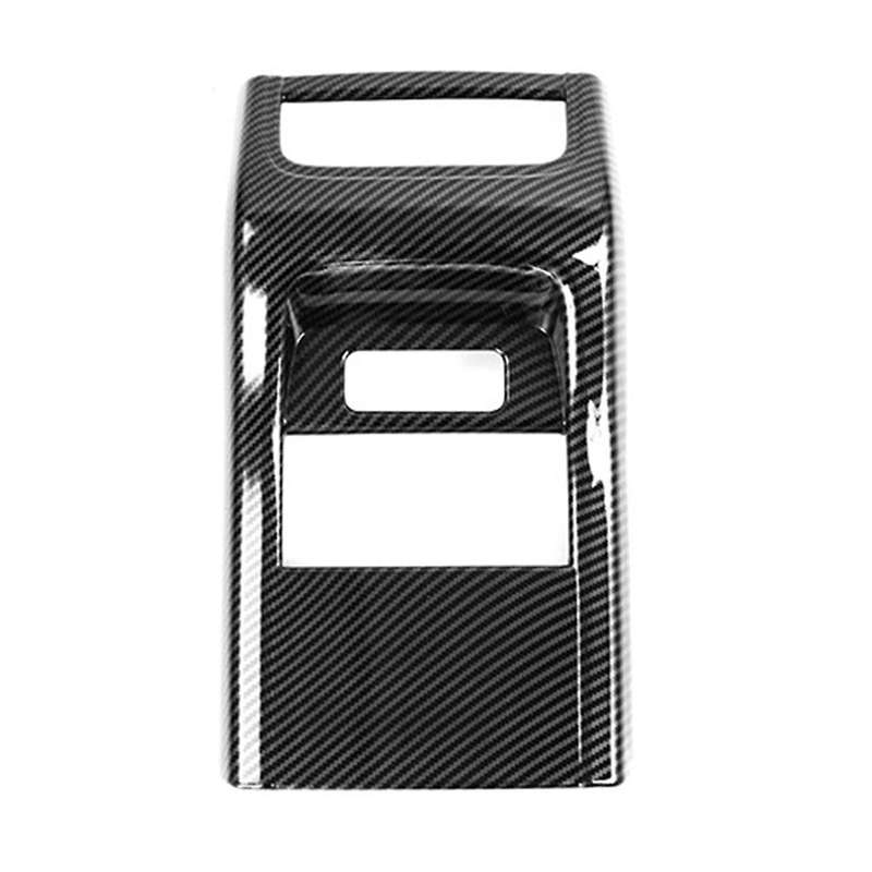 Accessories Center Console Armrest Box Rear Air Outlet Vent Frame Cover Trim Anti Kick Plate for Tan