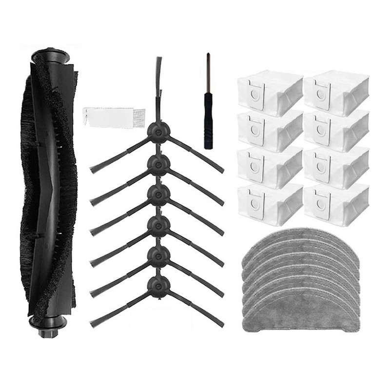 Accessories for EVE Plus Main Roll Brush Side Brush Mop Cloth Pads Vacuum Cleaner Spare Parts