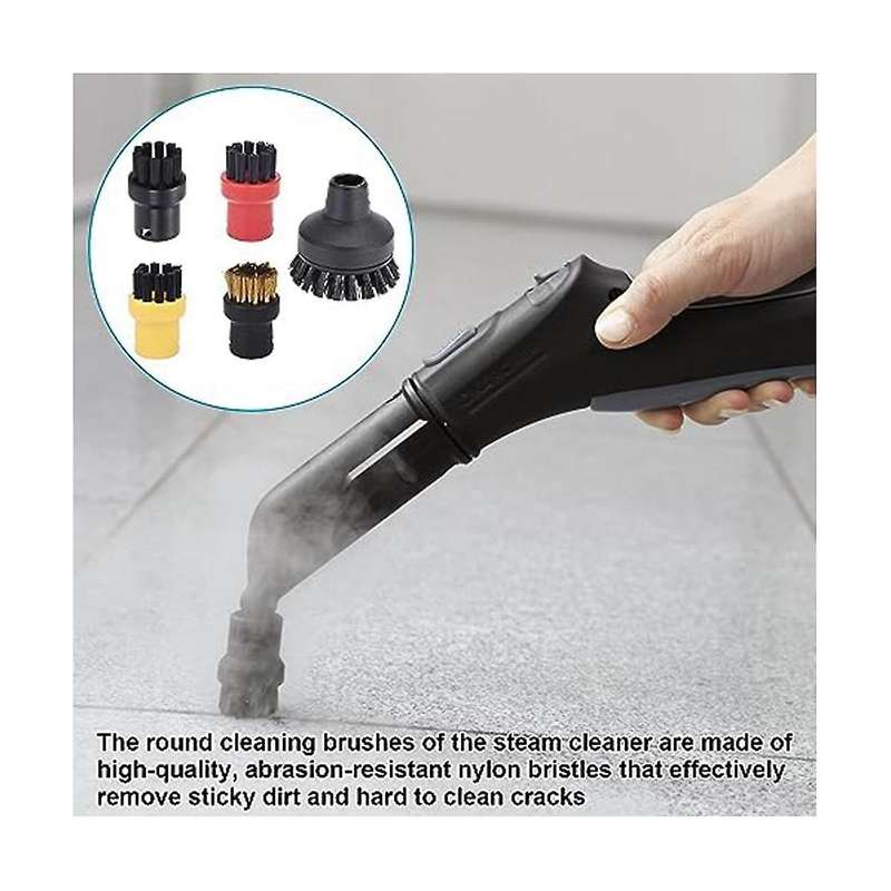 Accessories for Steam Cleaner Easyfix Sc1 Sc2 Sc4 Sc5, Microfibre Cloth Cleaning Brush Set Replaceme