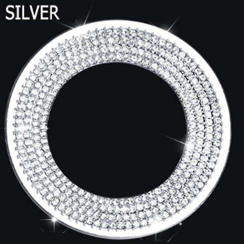 Accessories for Golf Atlas Steering Wheel LOGO Cap Covers Decal Stickers Bling Interior Decorations