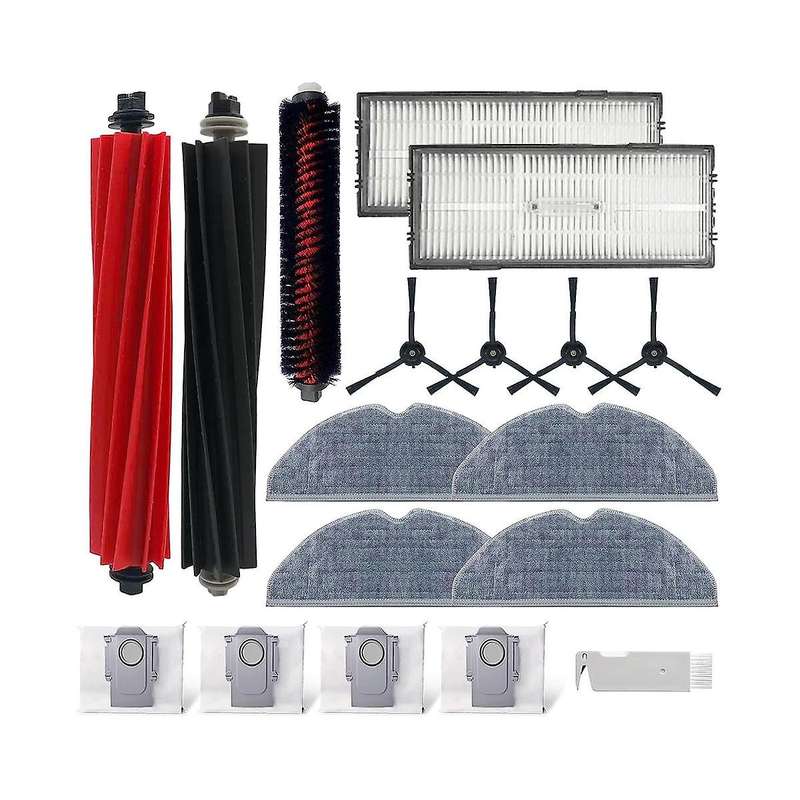 Accessory Set for S8, S8+, S8 Pro Ultra, Duo Roller Brush, Self-cleaning Brush, Hepa Filters Wipes D
