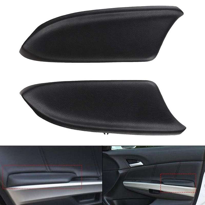 Accord Armrest Replacement,Vinyl Front Door Panels Armrest Lid Pad for 2008-2012 Accord (Black)