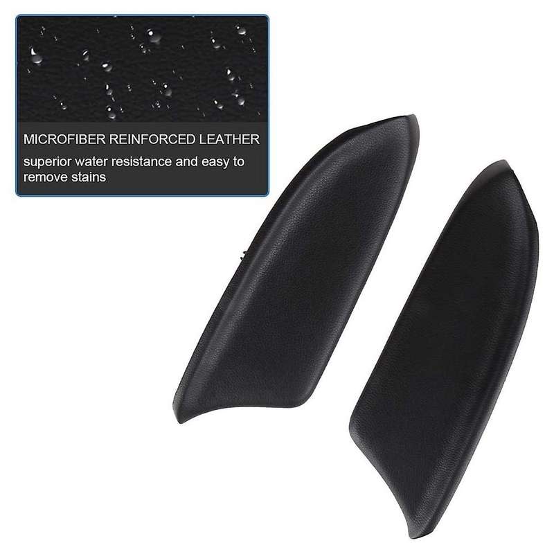 Accord Armrest Replacement,Vinyl Front Door Panels Armrest Lid Pad for 2008-2012 Accord (Black)