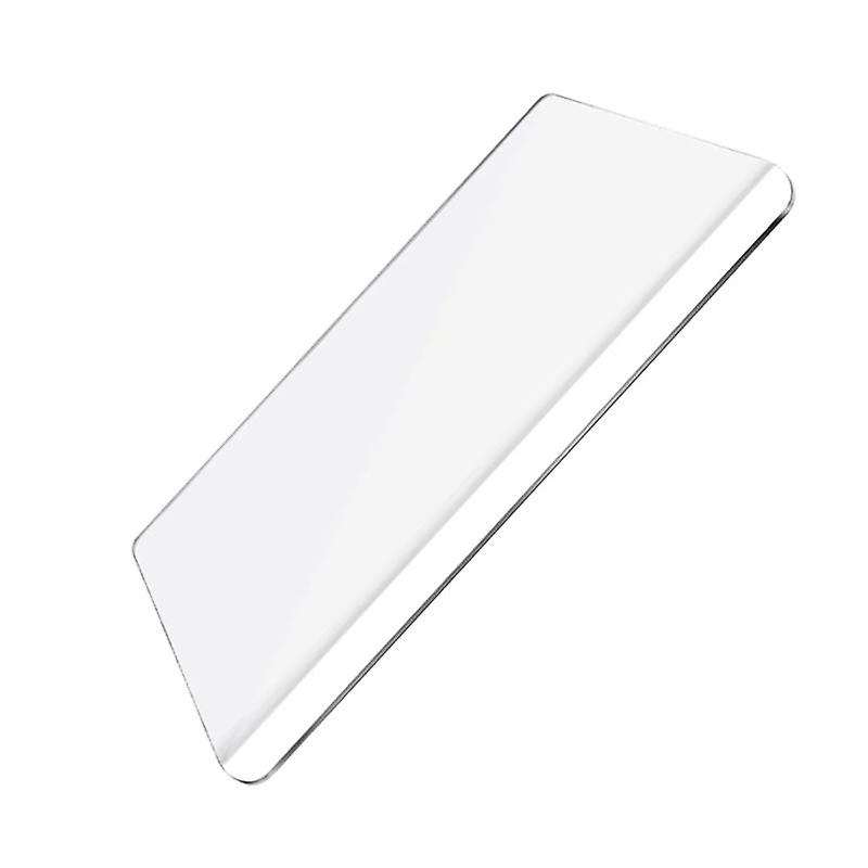 Acrylic Anti-Slip Transparent Cutting Board with Lip for Kitchen Counter Countertop Protector Home R