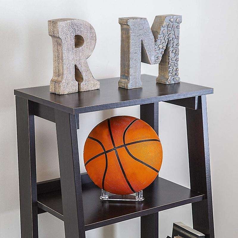 Acrylic Ball Stand - Holds Footballs, Basketballs Volleyballs Or Soccer Balls Display Stand