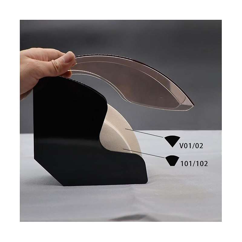 Acrylic Coffee Filter Holder Storage, Coffee Filter Box and Cone Coffee Filters Coffee Filter Paper