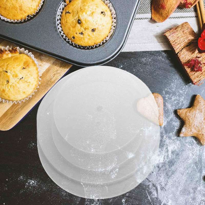 Acrylic Cake Disc,round Acrylic Cake Disc Set with Square Smoother Scraper for Serving Bake and Art