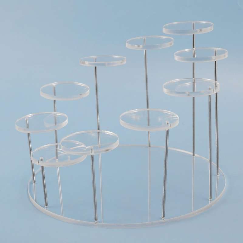 Acrylic Cupcake Holder Stand, Round Cupcake Tower Display Stand, Premium Dessert Stand Cupcake Hold