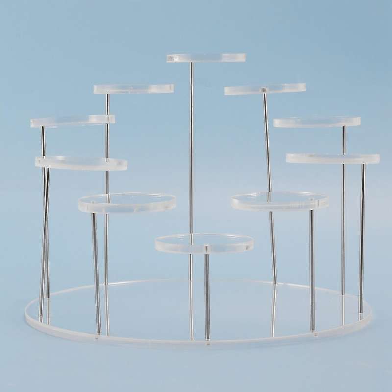 Acrylic Cupcake Holder Stand, Round Cupcake Tower Display Stand, Premium Dessert Stand Cupcake Hold