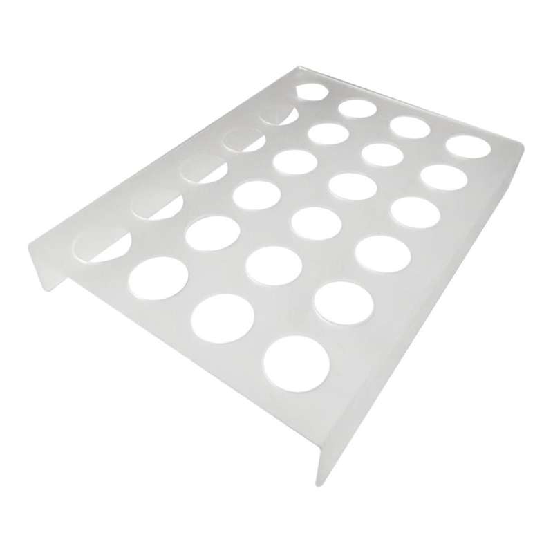 Acrylic Coffee Capsule Display Rack U-shape 24 Holes Transparent Coffee Bean Display Rack Coffee Sto