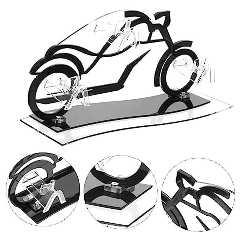 Acrylic Glasses Stand Riser Eyeglasses Holder Motorcycle Shape Glasses Holder Glasses Organizer Eye
