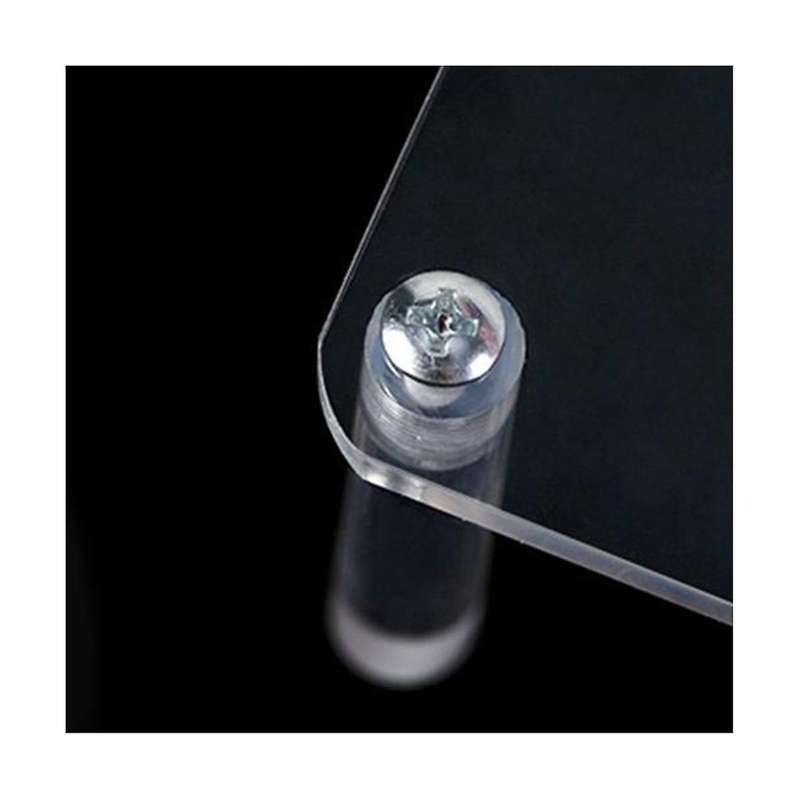Acrylic Display Risers, Perfume Stand Organizer, Clear Acrylic Shelf Risers for Stands for Food, Tab