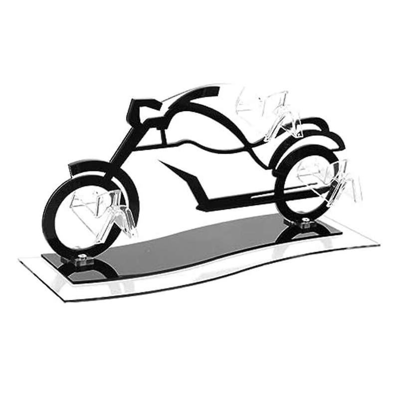 Acrylic Glasses Stand Riser Eyeglasses Holder Motorcycle Shape Glasses Holder Glasses Organizer Eyeg