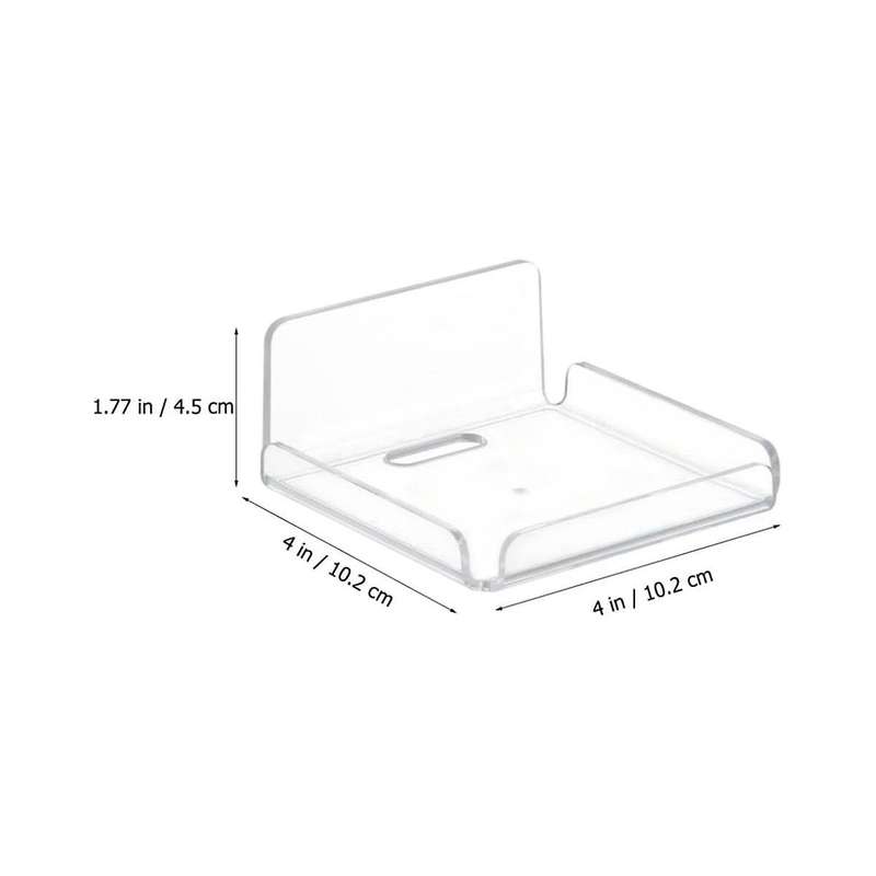 Acrylic Floating Shelf for Security Cameras,baby Monitors,speakers,plants-4in Universal No Drill She