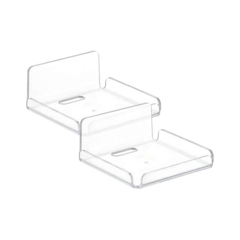 Acrylic Floating Shelf for Security Cameras,baby Monitors,speakers,plants-4in Universal No Drill She