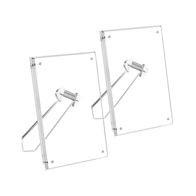 Acrylic Transparent with Bracket Frame Acrylic Frameless Transparent Cube Floating Gift