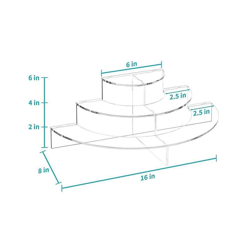 Acrylic Risers for Display,acrylic Display Stands,clear Risers for Collectible Display Cupcake Displ