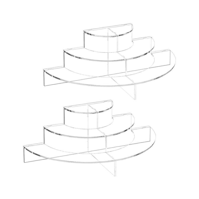 Acrylic Risers for Display,acrylic Display Stands,clear Risers for Collectible Display Cupcake Displ