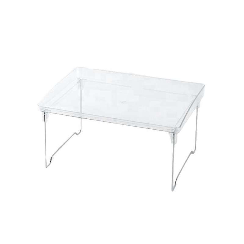 Acrylic Transparent Desktop Storage Box Student Dormitory Office Storage Rack Household Foldable Hei