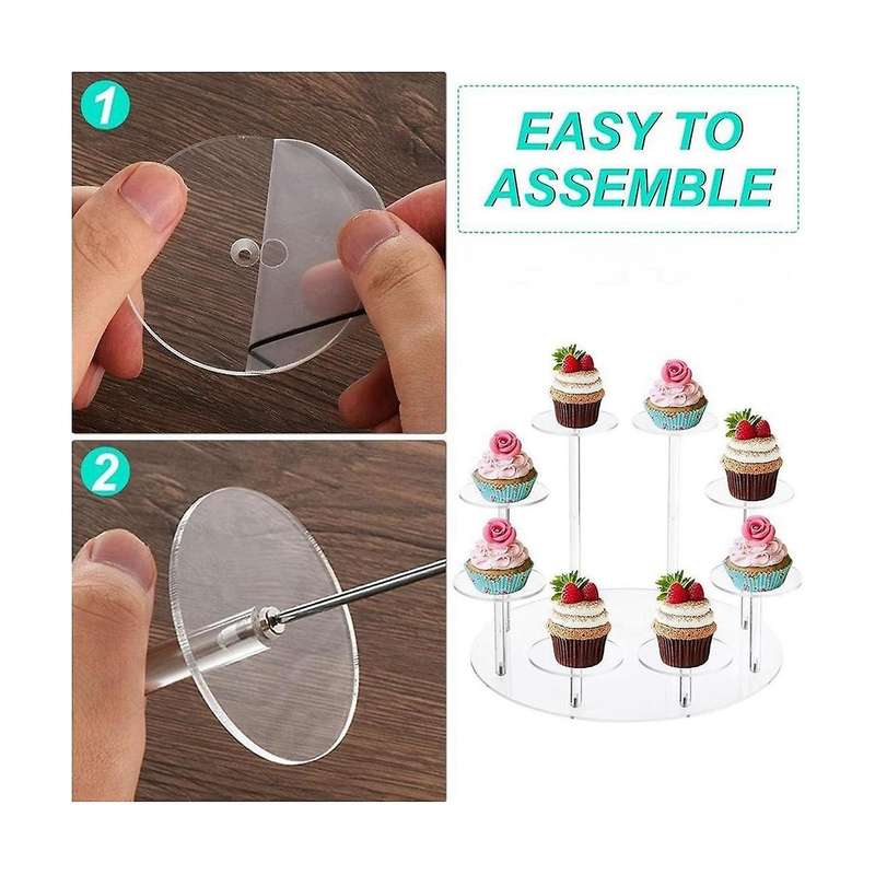 Action Figure Stand - Multilevel Acrylic Risers for Display - Collection Organizer Holder for Figur