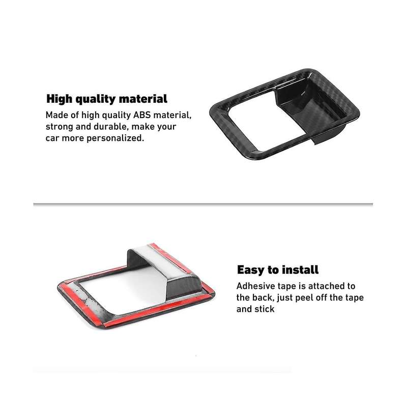 Active Park Assist Button Trim for 2021 2022 2023 Handbrake Switch Panel Trim Accessories - ABS Carb