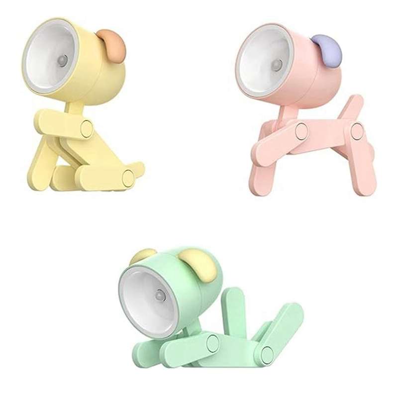 A-Cute Night Light for Kids, Mini LED Table Desk Lamp, Decorative Lamp Indoor Nightstand, Animal Pet