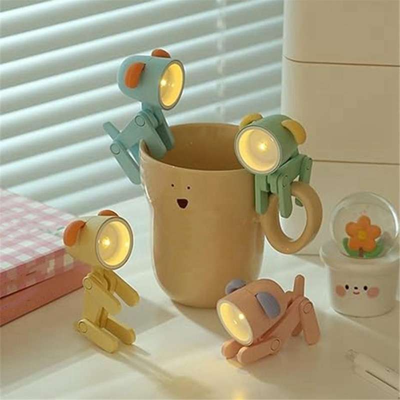 A-Cute Night Light for Kids, Mini LED Table Desk Lamp, Decorative Lamp Indoor Nightstand, Animal Pet