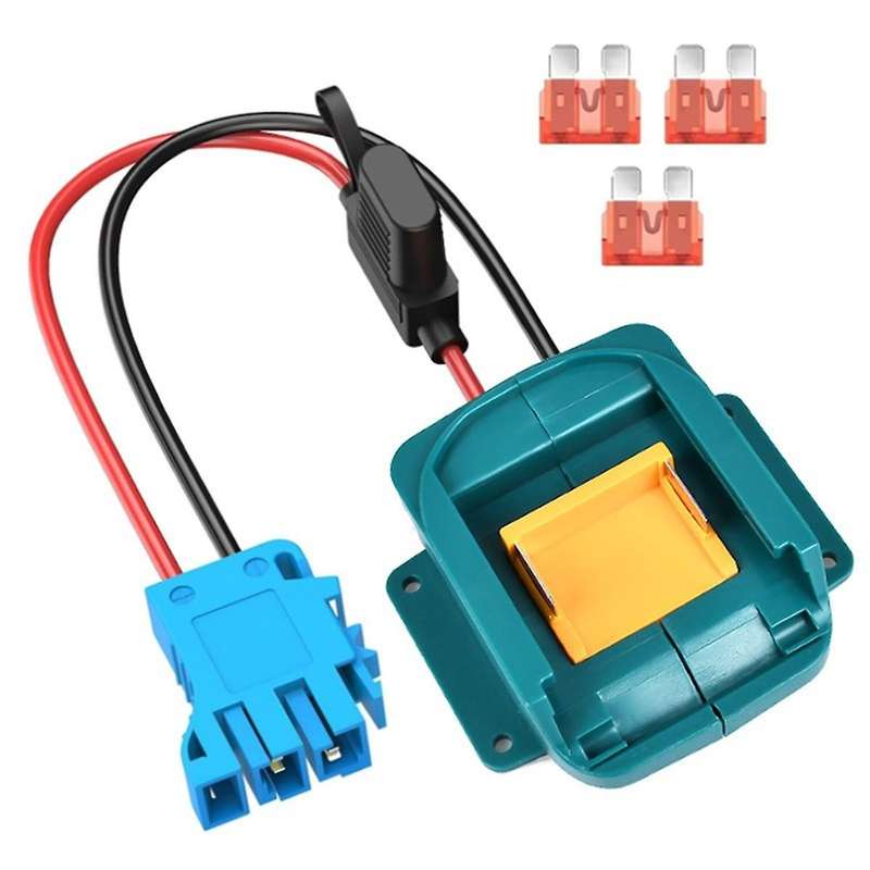 Adapter for 18V Li-Ion Battery Adapter Conversion Kit with Fuse Holder and Wire Harness Connector