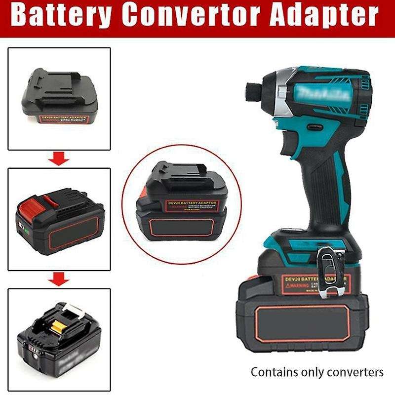 Adapter DVB18MTL Converter for 20V Li-Ion Battery for 18V Lithium Electric Power Tool BL1830 BL1815
