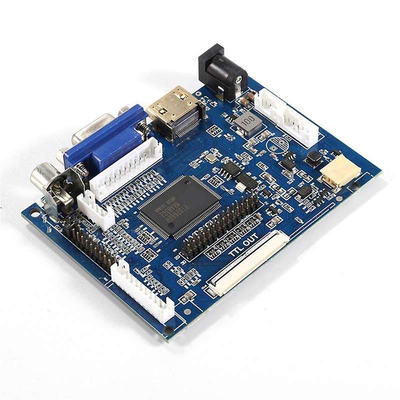 Adapter Board Module 7-8 Inch LCD 50PIN Universal AT070TN90/92/94 Driver Board -Compatible Projectio