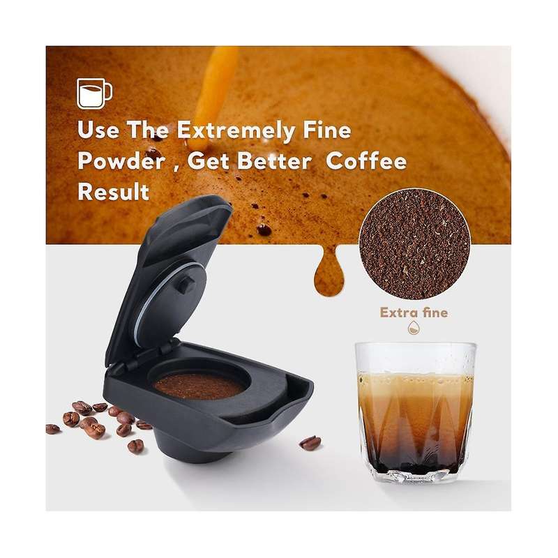 Adapter for Edglumio Dg325 Machine Reusable Capsule Refillable Coffee Maker Espresso Coffee