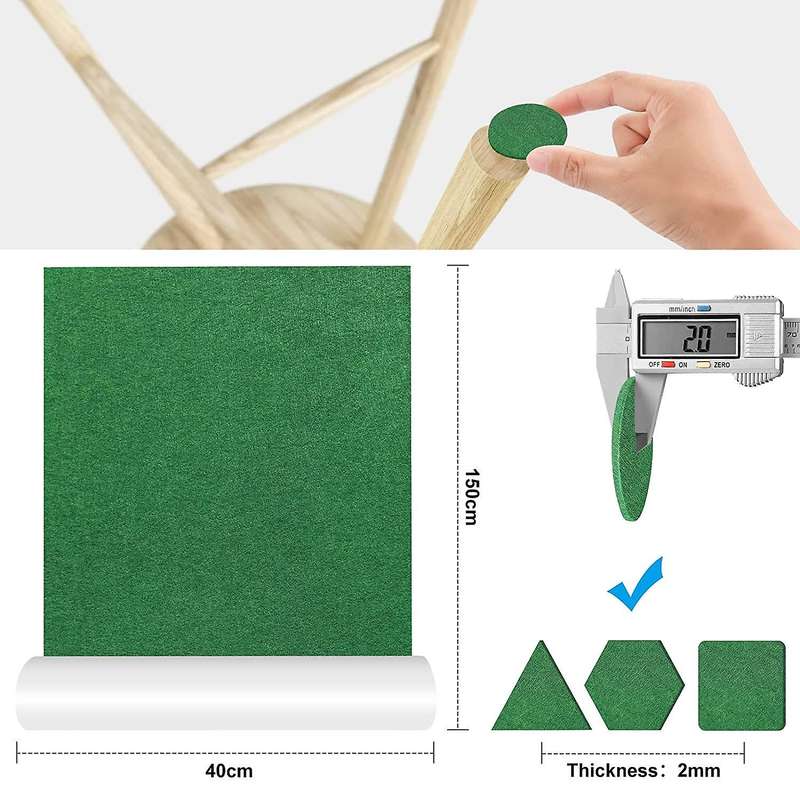 -adhesive Felt Gliders,40 X 150 Cm,-adhesive Felt Pads, Furniture Gliders, Multi-purpose Adhesive M