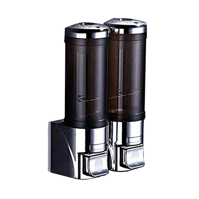 Adhesive Soap Dispenser 300ml Drill Free Wall Mount,manual Dispenser Shampoo Shower for Kitchen Bat