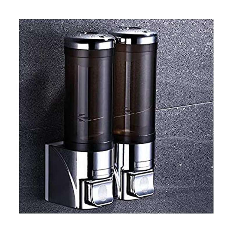 Adhesive Soap Dispenser 300ml Drill Free Wall Mount,manual Dispenser Shampoo Shower for Kitchen Bat