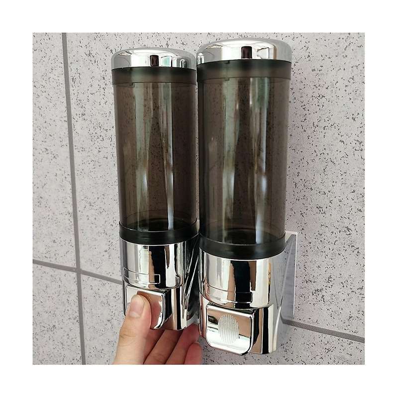 Adhesive Soap Dispenser 300ml Drill Free Wall Mount,manual Dispenser Shampoo Shower for Kitchen Bat