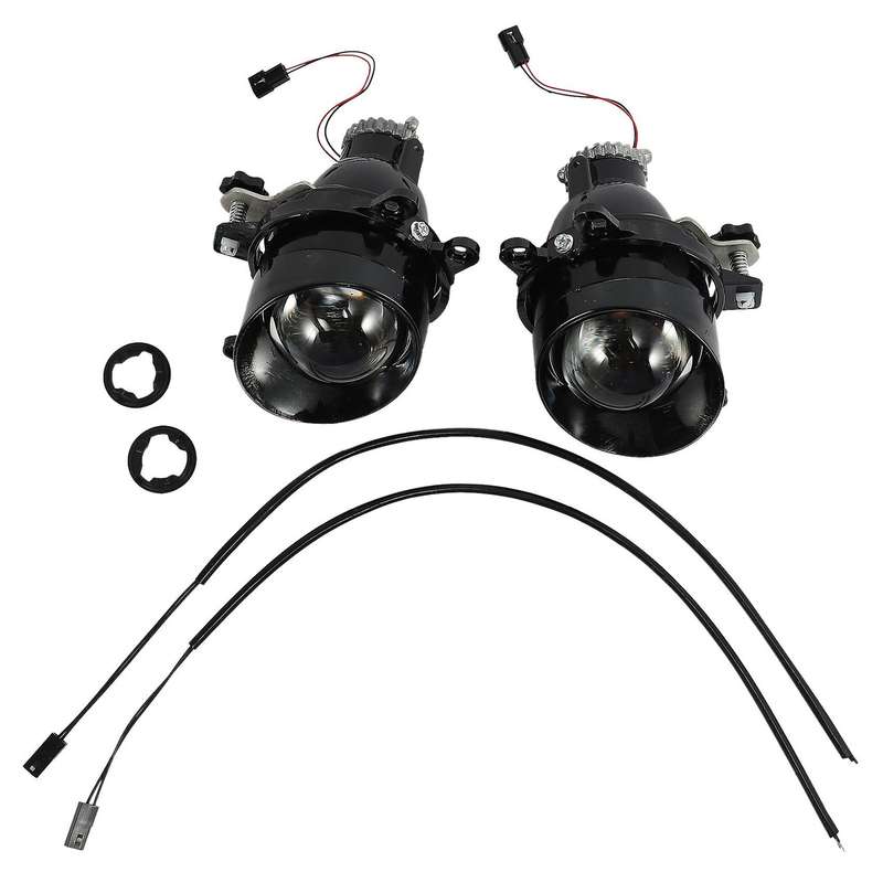 Adjust Fog Lights Bi- Projector Lens for ///Yaris// H11 HID Bulb Blue Film