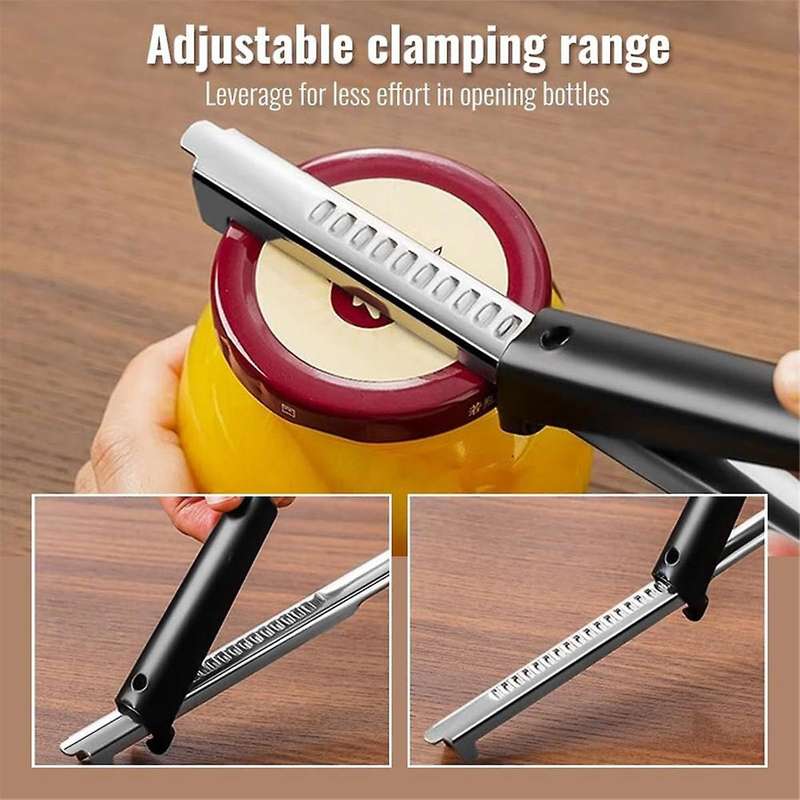 Adjustable Can Opener, Adjustable Multifunctional Can Opener Jar Lid Clip, Kitchen Canning Tool