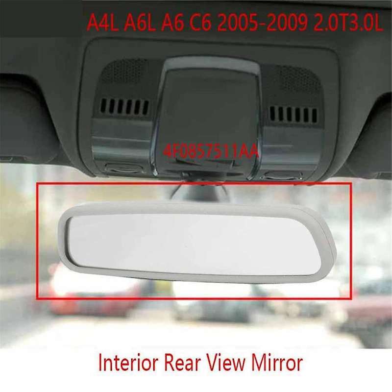 Adjustable Auto Interior Rear View Mirror Replacement Glass for A4la6l A6 C6 2005-2009 2.0t3.0l 4f0