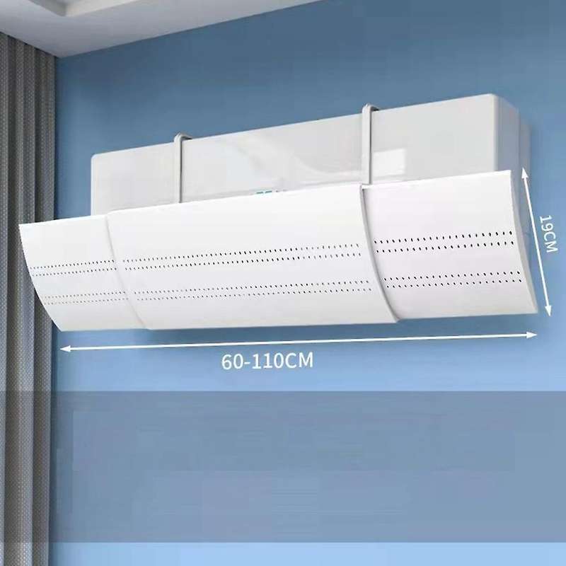 Adjustable Air Conditioner Deflector Confinement Telescopic Air Deflector for Vents Anti Blast Baffl