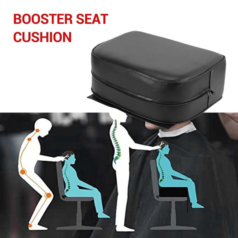 Adjustable Barber Chair Child Booster Cushion Hair Salon Cutting Styling Manicure Shampoo Beauty Sp
