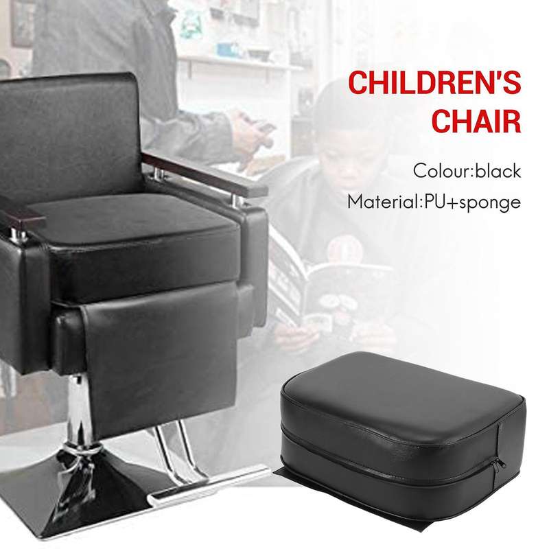 Adjustable Barber Chair Child Booster Cushion Hair Salon Cutting Styling Manicure Shampoo Beauty Sp