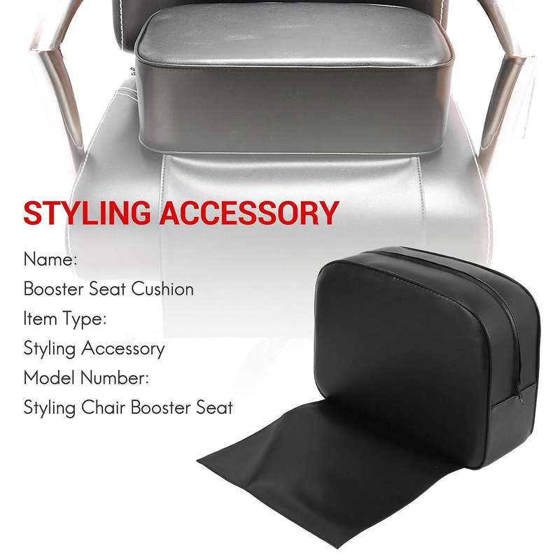 Adjustable Barber Chair Child Booster Cushion Hair Salon Cutting Styling Manicure Shampoo Beauty Sp