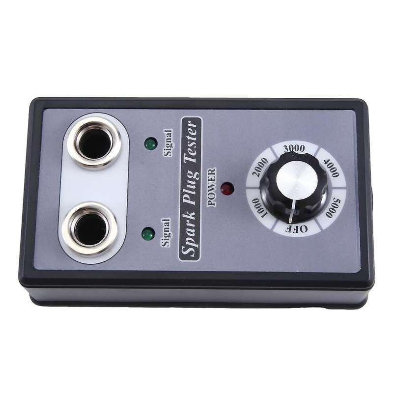 Adjustable Dual Hole Sparking Plug Tester Spark Tester Diagnostic Tool for Car Motorcycle Ignition C