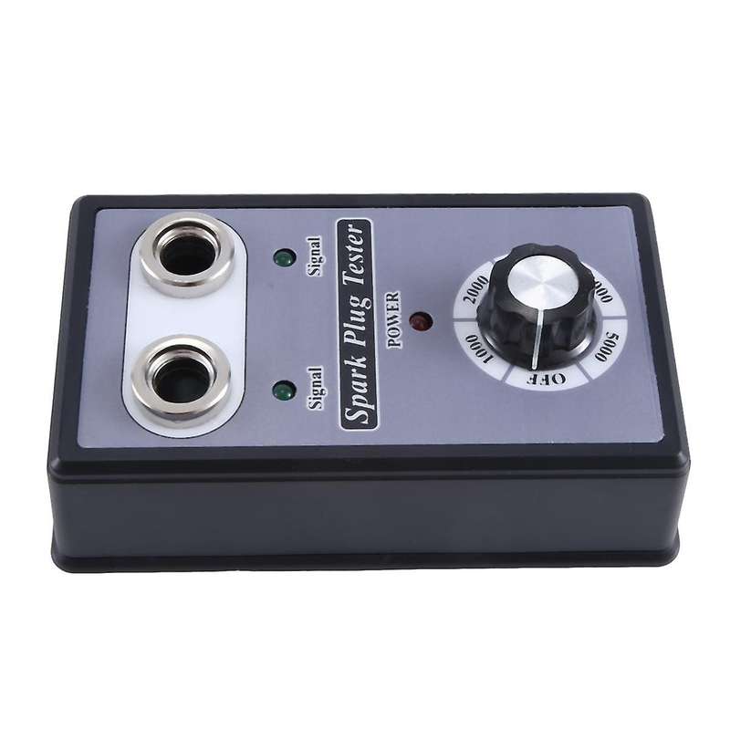 Adjustable Dual Hole Sparking Plug Tester Spark Tester Diagnostic Tool for Car Motorcycle Ignition C