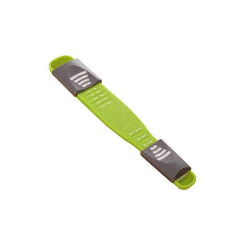 Adjustable Kitchen Scales Measure Cup Double End Eight Stalls Measuring Spoon for Salt Soup Coffee T