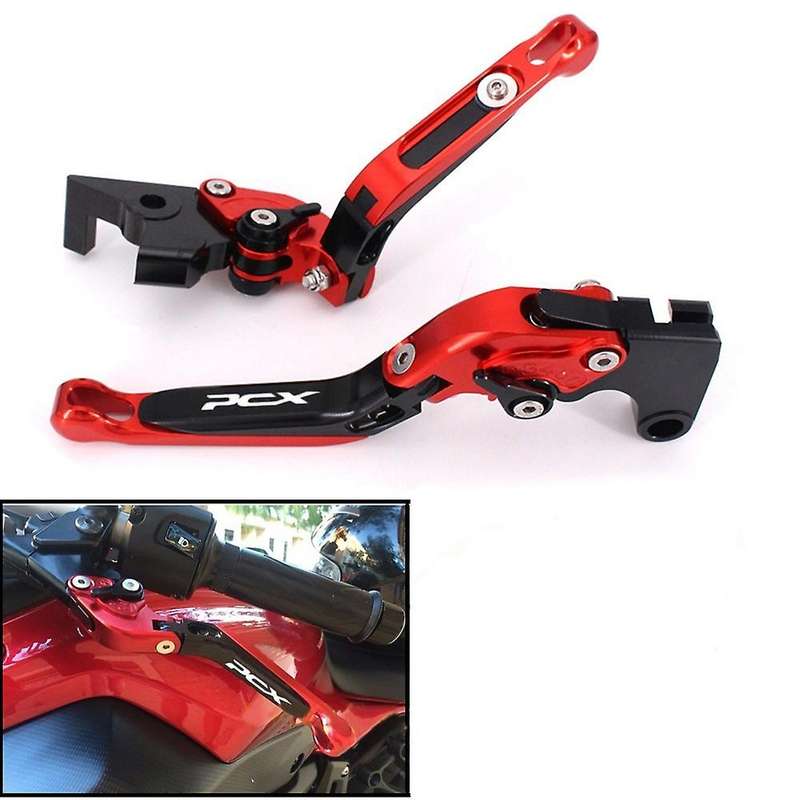 Adjustable Extendable Brake Clutch Levers, for PCX125 PCX150 2010-2020,Black