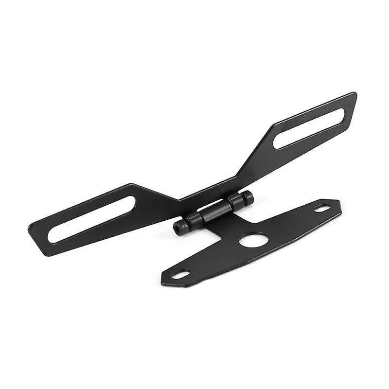 Adjustable Motorcycle License Plate Mount Bracket - Mini Folding Tail Brake Light Taillight Holder f
