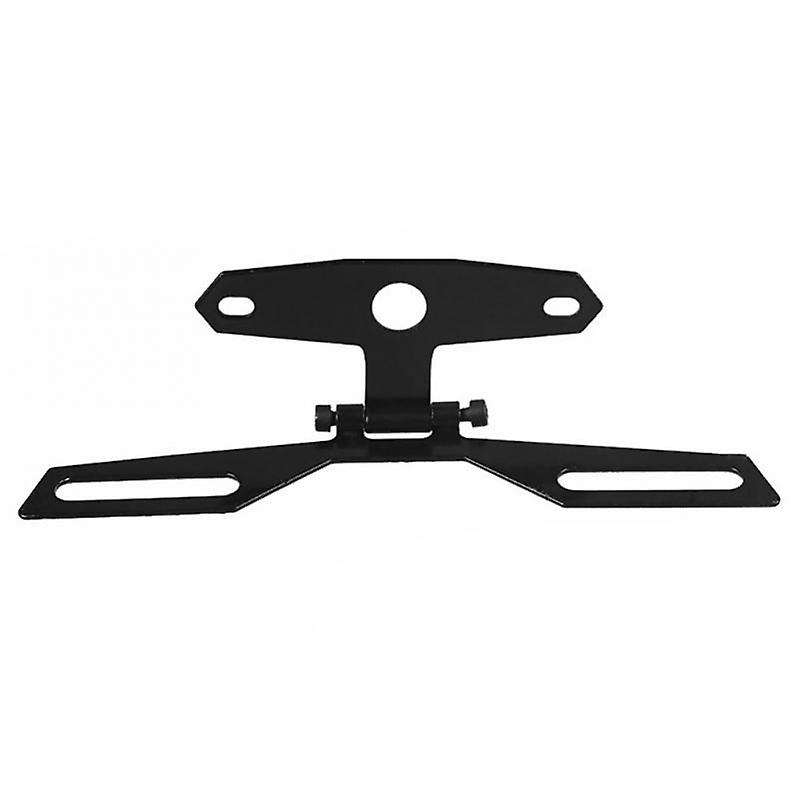 Adjustable Motorcycle License Plate Mount Bracket - Mini Folding Tail Brake Light Taillight Holder f
